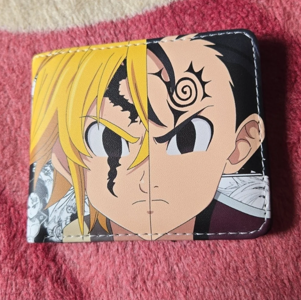 New seven deadly sins anime manga leather wallet
